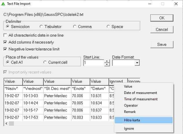 Importing Text Files